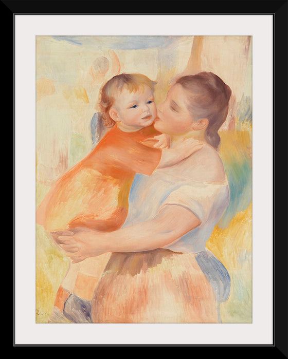 "Washerwoman and Child (La Blanchisseuse et son enfant) (1886)", Pierre-Auguste Renoir