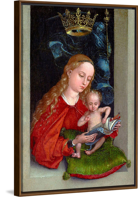 "Madonna and Child in a Window (1485-1490)", Martin Schongauer