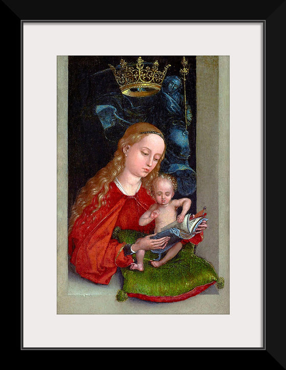 "Madonna and Child in a Window (1485-1490)", Martin Schongauer