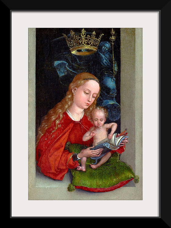 "Madonna and Child in a Window (1485-1490)", Martin Schongauer