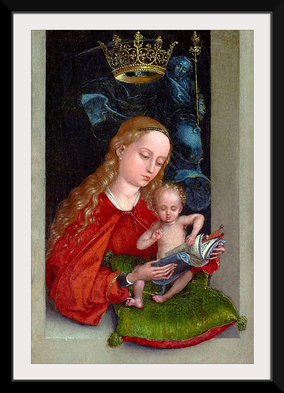 "Madonna and Child in a Window (1485-1490)", Martin Schongauer