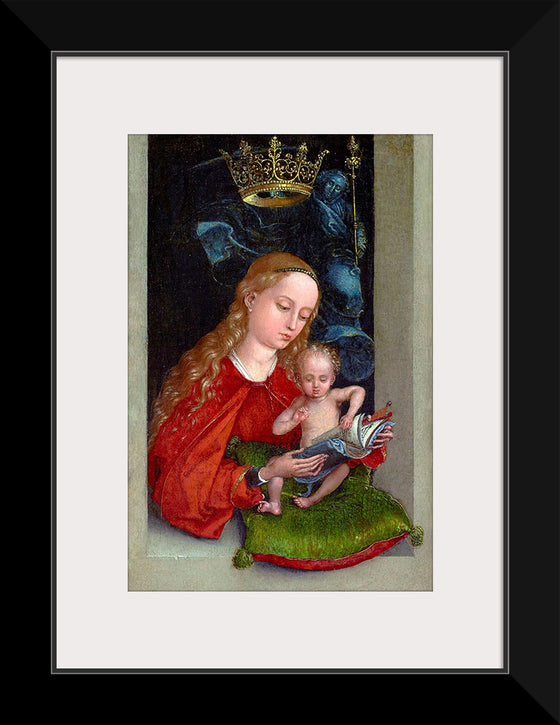 "Madonna and Child in a Window (1485-1490)", Martin Schongauer