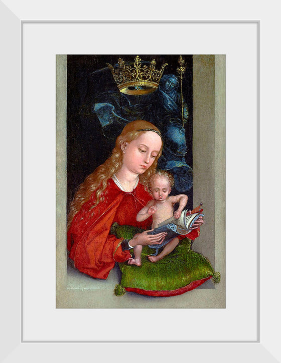 "Madonna and Child in a Window (1485-1490)", Martin Schongauer