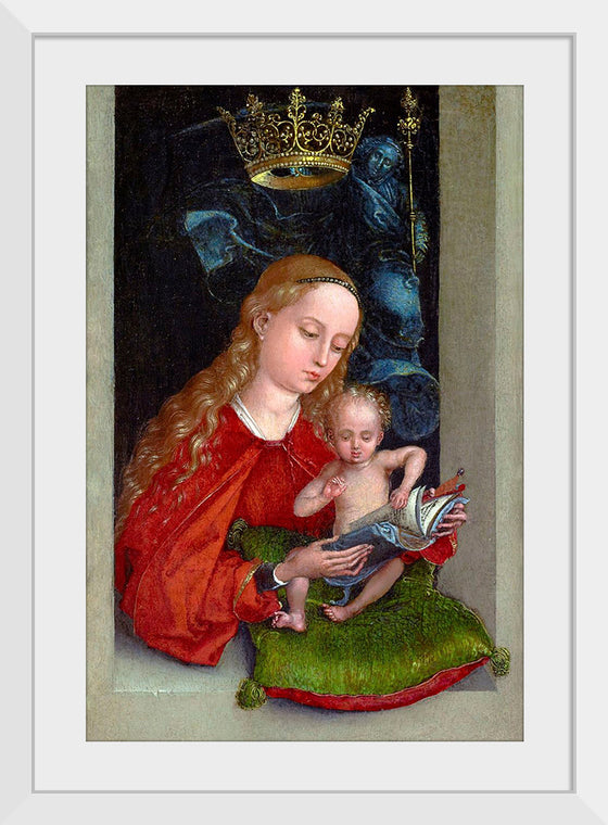 "Madonna and Child in a Window (1485-1490)", Martin Schongauer