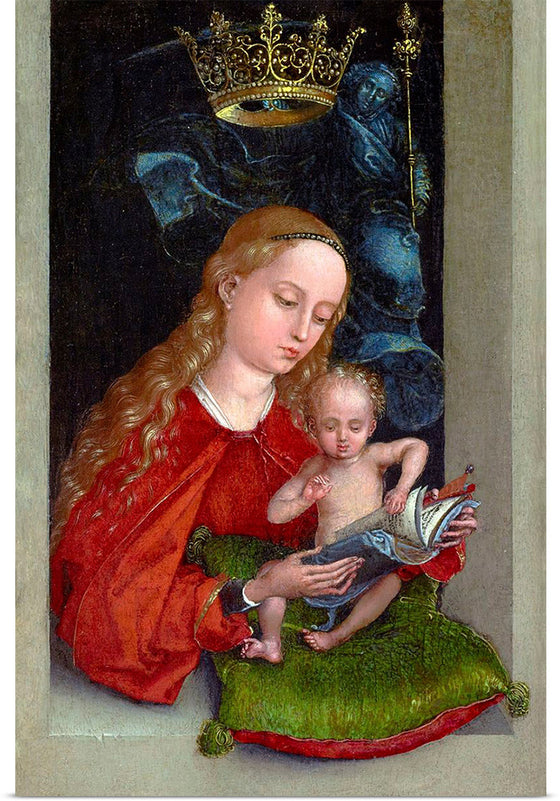 "Madonna and Child in a Window (1485-1490)", Martin Schongauer