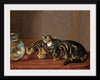 "Cats by a fishbowl", Horatio Henry Couldery