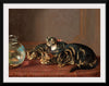 "Cats by a fishbowl", Horatio Henry Couldery