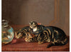 "Cats by a fishbowl", Horatio Henry Couldery