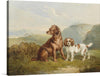 “Charles Jones Two Dogs 1857” is a beautiful print of two dogs in a natural setting. The print is by Charles Jones, a renowned artist known for his depictions of animals.