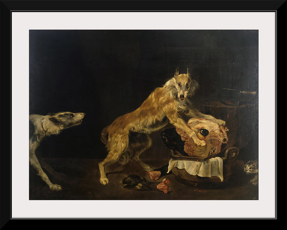 "Dogs with a Bull's Head (1678)", Paul de Vos