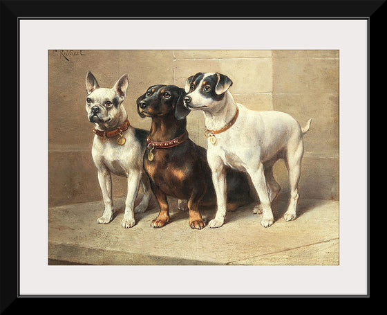 "Three watchful dogs(1918)", Karl Reichert