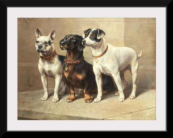 "Three watchful dogs(1918)", Karl Reichert