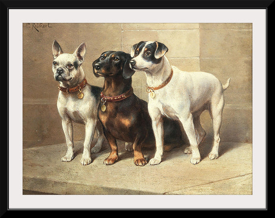 "Three watchful dogs(1918)", Karl Reichert