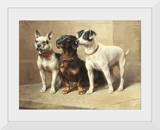 "Three watchful dogs(1918)", Karl Reichert