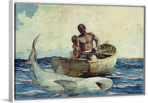 "Shark Fishing (1836-1910)", Winslow Homer