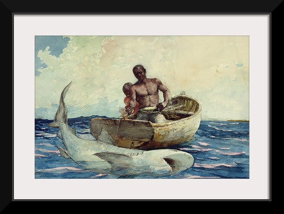 "Shark Fishing (1836-1910)", Winslow Homer