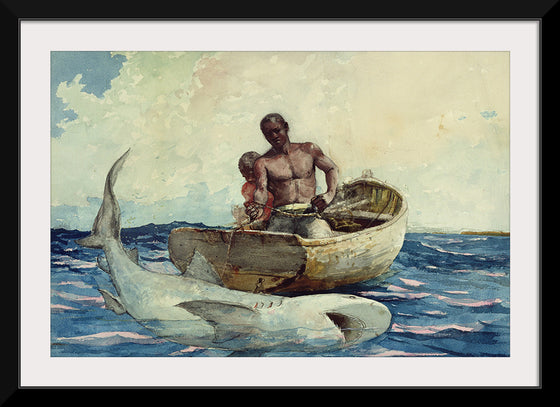 "Shark Fishing (1836-1910)", Winslow Homer