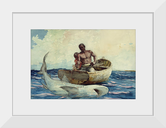 "Shark Fishing (1836-1910)", Winslow Homer