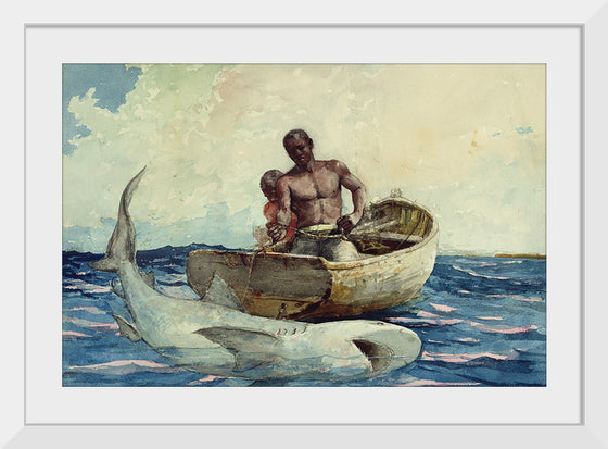 "Shark Fishing (1836-1910)", Winslow Homer