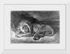 "Lion and Snake", Delacroix