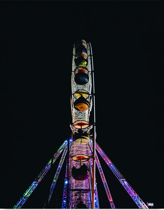 "Night Wheel - Clermont-Ferrand, France"