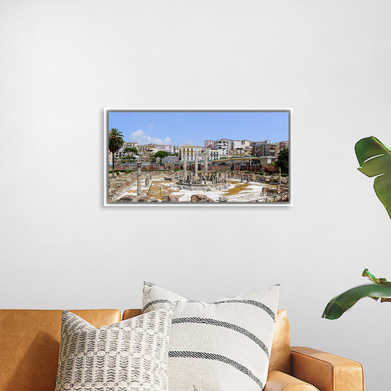 "Ancient Roman Market Place and Serapis Temple Panorama"