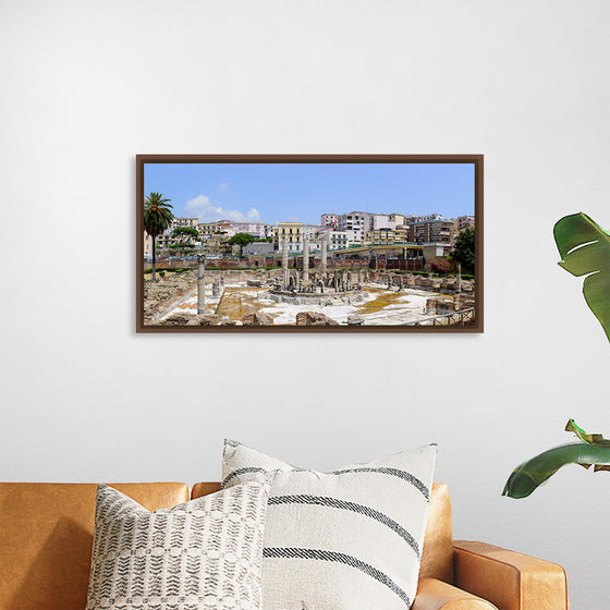 "Ancient Roman Market Place and Serapis Temple Panorama"