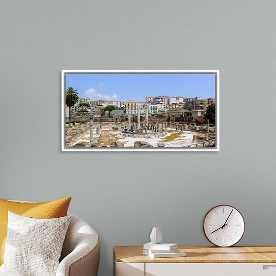 "Ancient Roman Market Place and Serapis Temple Panorama"