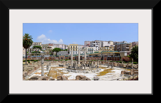 "Ancient Roman Market Place and Serapis Temple Panorama"