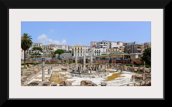 "Ancient Roman Market Place and Serapis Temple Panorama"