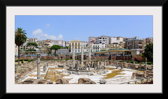 "Ancient Roman Market Place and Serapis Temple Panorama"