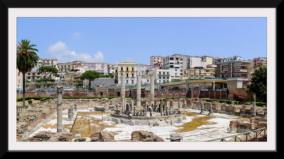 "Ancient Roman Market Place and Serapis Temple Panorama"