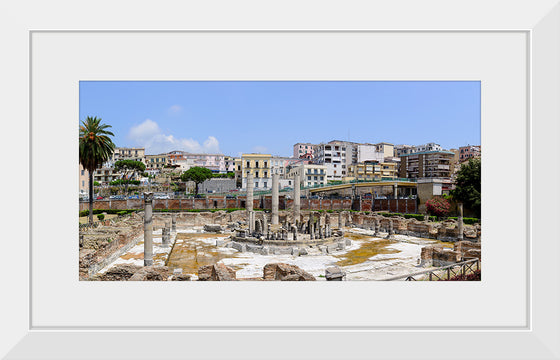 "Ancient Roman Market Place and Serapis Temple Panorama"