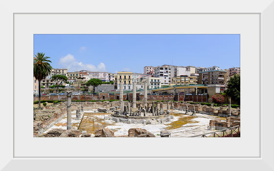 "Ancient Roman Market Place and Serapis Temple Panorama"