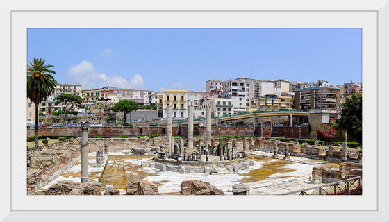 "Ancient Roman Market Place and Serapis Temple Panorama"