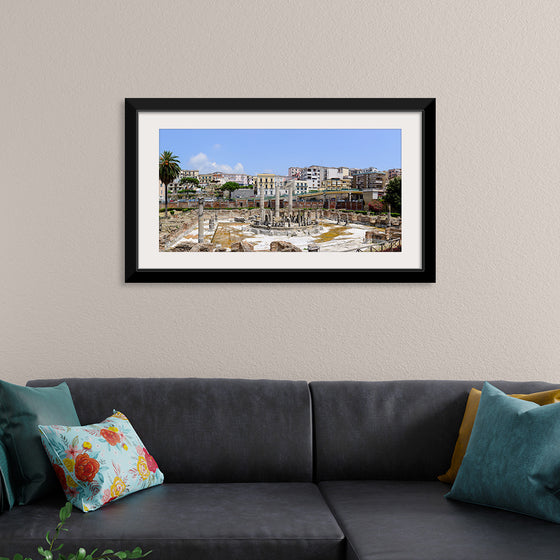 "Ancient Roman Market Place and Serapis Temple Panorama"