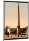 "St. Peter's Place, the obelisk, Rome, Italy",  Detroit Publishing Company