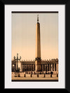 "St. Peter's Place, the obelisk, Rome, Italy",  Detroit Publishing Company