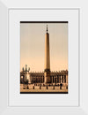 "St. Peter's Place, the obelisk, Rome, Italy",  Detroit Publishing Company