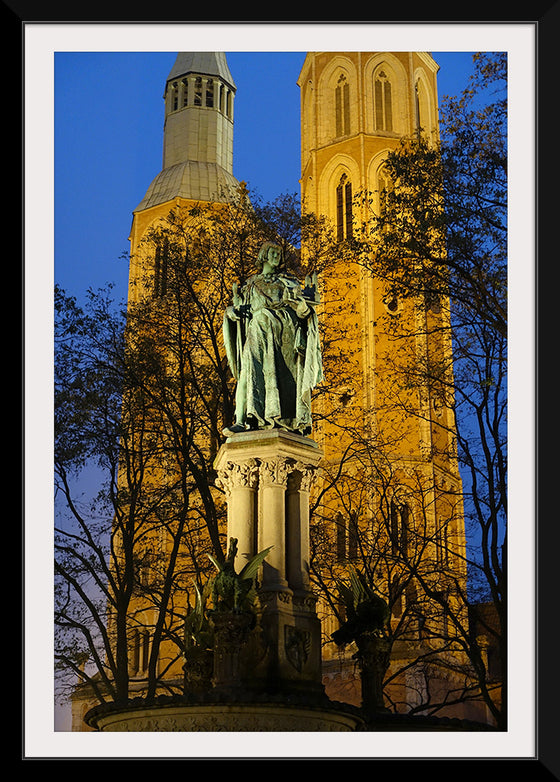 "Braunschweig, Germany: Heinrichsbrunnen at Night"