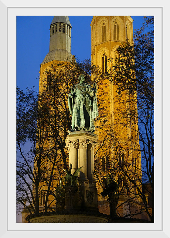 "Braunschweig, Germany: Heinrichsbrunnen at Night"