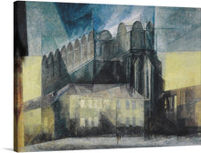  “Der Dom in Halle” is a beautiful and unique piece of art by Lyonel Feininger. The print features a stunning depiction of the Halle Cathedral in Germany, with a mix of colors and textures that create a sense of depth and dimension.