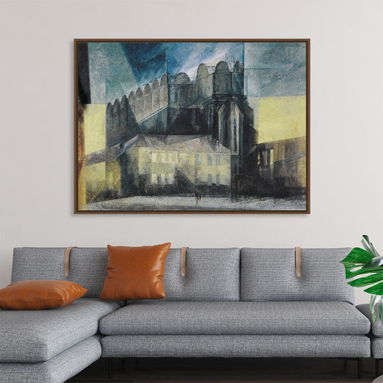 "Der Dom in Halle", Lyonel Feininger