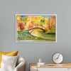 "Japanese Bridge with Autumn Foliage", Maritess Sulcer