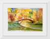 "Japanese Bridge with Autumn Foliage", Maritess Sulcer