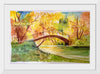 "Japanese Bridge with Autumn Foliage", Maritess Sulcer