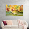 "Japanese Bridge with Autumn Foliage", Maritess Sulcer