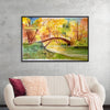 "Japanese Bridge with Autumn Foliage", Maritess Sulcer