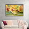 "Japanese Bridge with Autumn Foliage", Maritess Sulcer