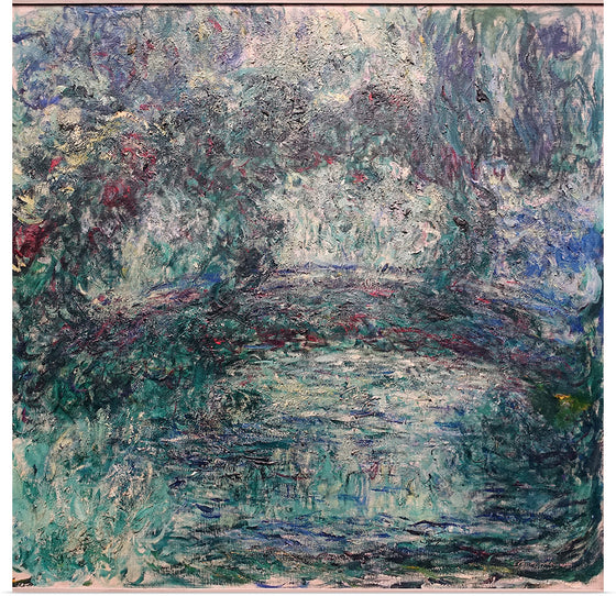 "Japanese Bridge over the Water-Lily Pond in Giverny", Claude Monet